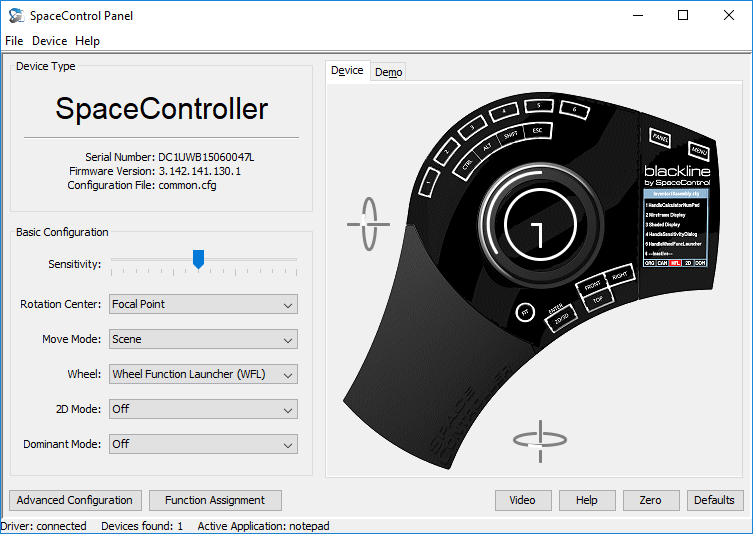 Control Panel